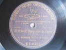 78rpm MAURICE RENAUD sings BERLIOZ FAUST - G&T PARIS 1902 1st STAMPER