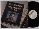 D.J. ROGERS Hope Songs Vol I LP VG+ w/LYRIC SHEET modern soul boogie gospel HEAR