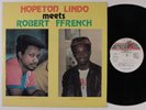 HOPETON LINDO MEETS ROBERT FRENCH Self Titled PARISH LP VG+