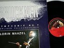 BRUCKNER Sinfonie Symphony 7 Maazel BPO LP EMI 7494851 Digital 1989 NM