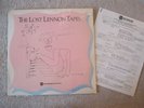 ROCK radio show The Lost Lennon Tapes 2LPs June 20, 1988 w/art cover
