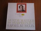 MAHLER: 10 symphonies   Bavarian SO Kubelik / DG Anniversary France stereo NM-