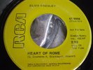 Rare Promo 45 : Elvis Presley   I'm Leavin'   Heart Of Rome   RCA 47-9998