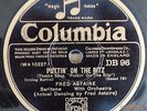 Columbia 78rpm  Puttin’ on The Ritz/Crazy Feet DB96 Fred Astaire