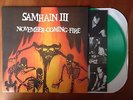 Samhain ?November Coming Fire Colored LP Green Vinyl + insert German Reissue
