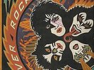 KISS   MEGA  RARE   ZIMBABWE   SAMPLE  LP  ROCK AND ROLL OVER