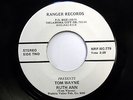 TOM WAYNE 45 Ruth Ann / Bottom Line NEAR-MINT Rockabilly ROCKER Obscure c2299
