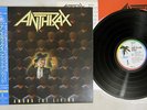 ANTHRAX AMONG THE LIVING ISLAND R28D 2063 Japanese Pressing OBI Vinyl LP