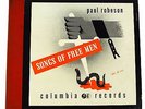 Paul Robeson Songs Free Men Record Vinyl LP 10