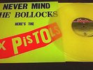 Sex Pistols ?– Never Mind The Bollocks RARE YELLOW VINYL re LP virgin