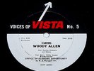 1960s WOODY ALLEN  Voices of Vista  RADIO SHOWS 33 1/3 LP *MABEL MERCER/WILDER