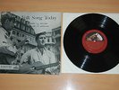 FOLK SONG TODAY - VERY RARE 1957 UK HMV 10