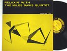 MILES DAVIS QUINTET: RELAXIN' WITH prestige LP / john coltrane MONO DG RVG