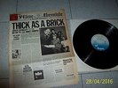 JETHRO TULL THICK AS A BRICK/CHRYSALIS 6307502/1972 ITALY COPERTINA A GIORNALE