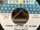 JOHNNY MOORE: Sold On You / You're The One To Blame 45 rare Soul