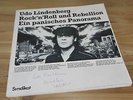  UDO LINDENBERG | MAXI + BUCH | SIGNIERT | ROCK´N ROLL UND REBELLION 