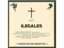 LP - Ilegales - Todos Estan Muertos - Re, Spanish Punk, White Vinyl