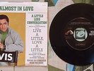 Elvis Presley 45 w PS A Little Less Conversation / Almost In Love 1968 VG+/VG++