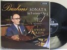 SXL 6041 WBG ED1 Clifford Curzon- Brahms Piano Sonata in F Minor Op.5 etc LP NM-