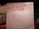Rory gallagher lp signé irish tour 74 dédicacé