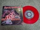 IRON MAIDEN twilight zone EMI 7-inch Red Vinyl   AUTOGRAPHED   EMI 5145