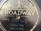 Broadway 8108 FRUIT JAR GUZZLERS ( Paramount) Cacklin' Hen 1928 78 rpm