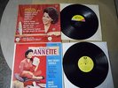 ANNETTE-2 TEENER-ROCK-POP LP'S ON VISTA & DISNEYLAND-MONO