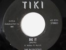 THE INTENTIONS-DIG IT /BLOWING WITH THE WIND - ORIGINAL on TIKI RARE FUNK 45