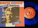 VERY RARE David Bowie - Heroes French blue limited edition 7