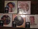 DAVID BOWIE - ALL 5 PICTURE DISC DIAMOND DOGS, ZIGGY STARDUST ETC... NEAR MINT