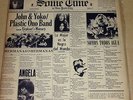 JOHN LENNON SOME TIME IN NEW YORK CITY news paper cover ARGENTINA promo 2 LP set