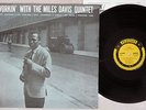 MILES DAVIS QUINTET WORKIN' PRESTIGE SMJ-6503 Japanese Pressing MONO Vinyl LP
