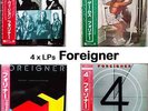 4xLPs Foreigner Double Vision Head Games Foreigner 4 Agent Provocateur Japan
