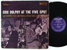 ERIC DOLPHY At The Five Spot Vol. 1 LP on New Jazz DG mono