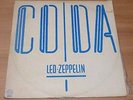 **RARE** Led Zeppelin CODA White Blue cover Korean LP record vinyl Korea