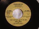 Johnie Foriest 45 rpm Record Black Gospel Traveling Wonders Ran To The Lord