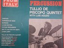 TULLIO DE PISCOPO QUINTET WITH LUIS AGUDO FUTURE PERCUSSION LP JAZZ  FIRST PRESS