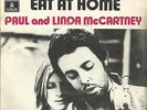 PAUL & LINDA McCARTNEY Eat At Home SPAIN great 1971 picture sleeve. Beatles