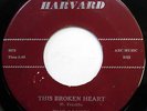 THE SONICS 45 This Broken Heart / You Made Me Cry DOO WOP 2nd Press e6374