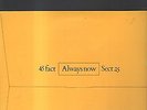 SECTION 25 - always now LP