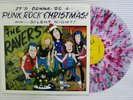 PUNK ROCK CHRISTMAS Ravers VS Ravers Orig RHINO '78 Splatter Vinyl EP VG++