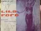 Lita Ford & Ozzy Osbourne - SIGNED 7
