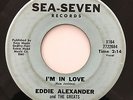 EDDIE ALEXANDER I'm in love Mod R&B Garage Soul Instro Single (Sea-Seven) *HEAR
