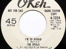 THE OPALS I'm So Afraid OKEH 4-7224 45 rpm WL DJ Promo Northern Soul LISTEN mp3