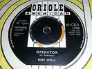 MARY WELLS  Two Lovers / Operator  ORIOLE 1962 CBA 1796 early MOTOWN vg