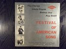 FESTIVAL OF AMERICAN SONGS BENNY JOY CRASH PARTY LINDA HAYES BROADWAY LP ITALY M