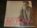 Art Pepper, The return of Art Pepper, Score SLP-4032, DG, feat Russ Freeman