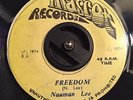 RARE REGGAE 45 Naaman Lee-Freedom HEAR IT Mascot