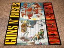 GUNS N’ ROSES - APPETITE FOR DESTRUCTION 1987 GEFFEN WX 125 STICKERS & INNER NM