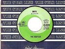 MFD IN CANADA BY CAPITOL RECORDS OF CANADA 45 RPM THE BEATLES : BOYS + KANSAS CI
